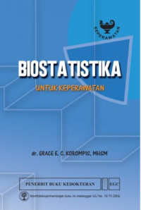 Image of Biostatistika : untuk keperawatan